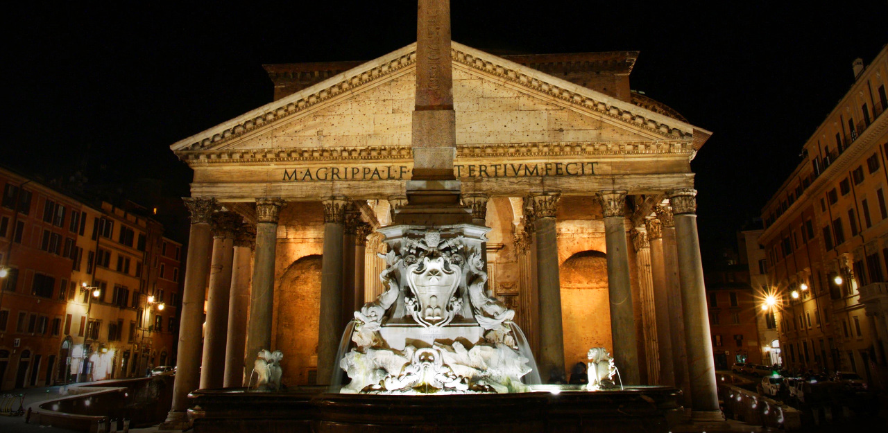 Rome at night tours Pantheon at night