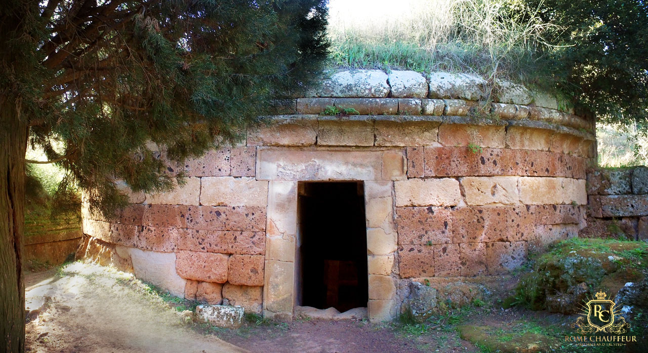 Etruscan Tours from Civitavecchia Rome Chauffeur Cerveteri Nectopolis Tombs