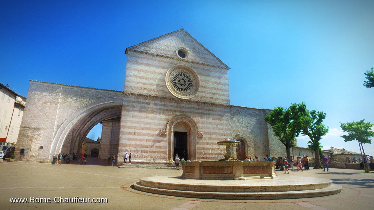 Assisi Tours from Rome Chauffeur Basilica Saint Claire