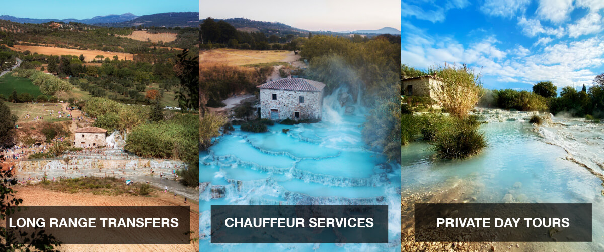 Terme di Saturnia Transfers Tours Driver Service Rome Chauffeur