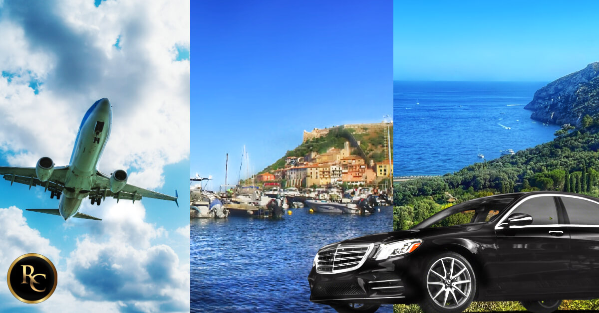 Rome FCO Fiumicino Airport to from Il Pellicano Hotel Porto Ercole Tuscany Transfers Private Chauffeur