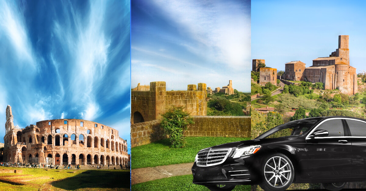 Transfer Rome to from Tuscania Tuscany Tours from Tuscania Private Chauffeur