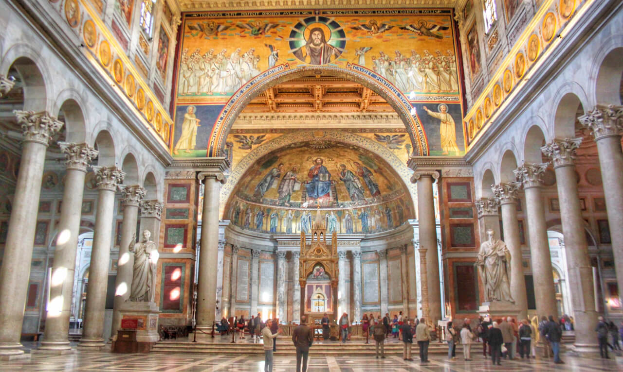 Visit Basilica St Paul Outside the Walls in Rome Chauffeur private tours