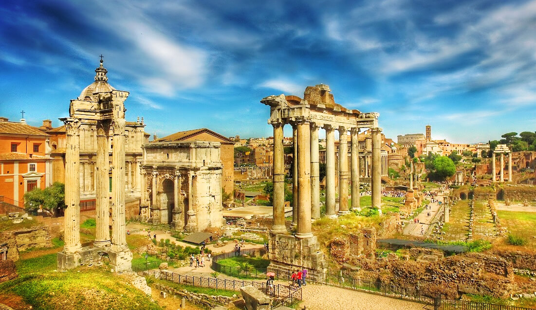 Roman Forum Rome Post Cruise Tours from Civitavecchia Rome Chauffeur tours