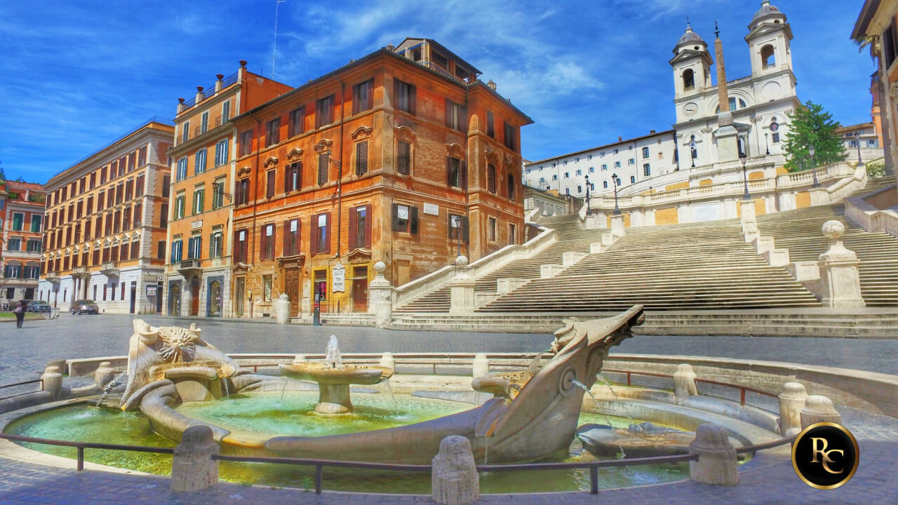 Spanish Steps Piazza di Spagna Post Cruise Rome Tour from Civitavecchia Rome Chauffeur