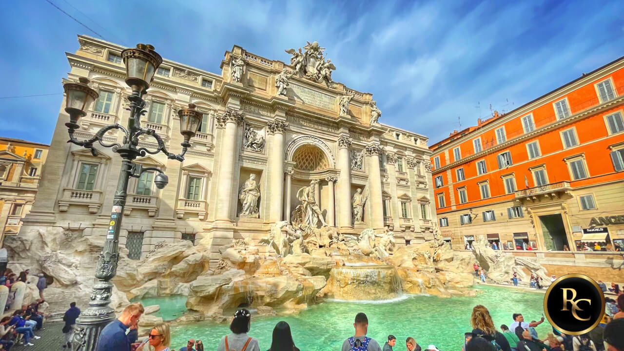 Trevi Fountain Rome post cruise tours from Civitavecchia debark