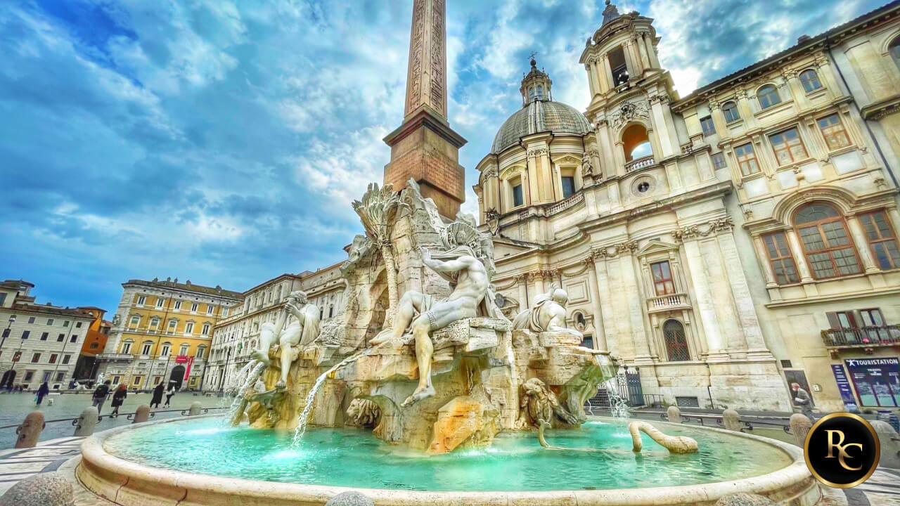 Visit Piazza Navona Explore Rome private tours in limousine Rome Chauffeur luxury tours