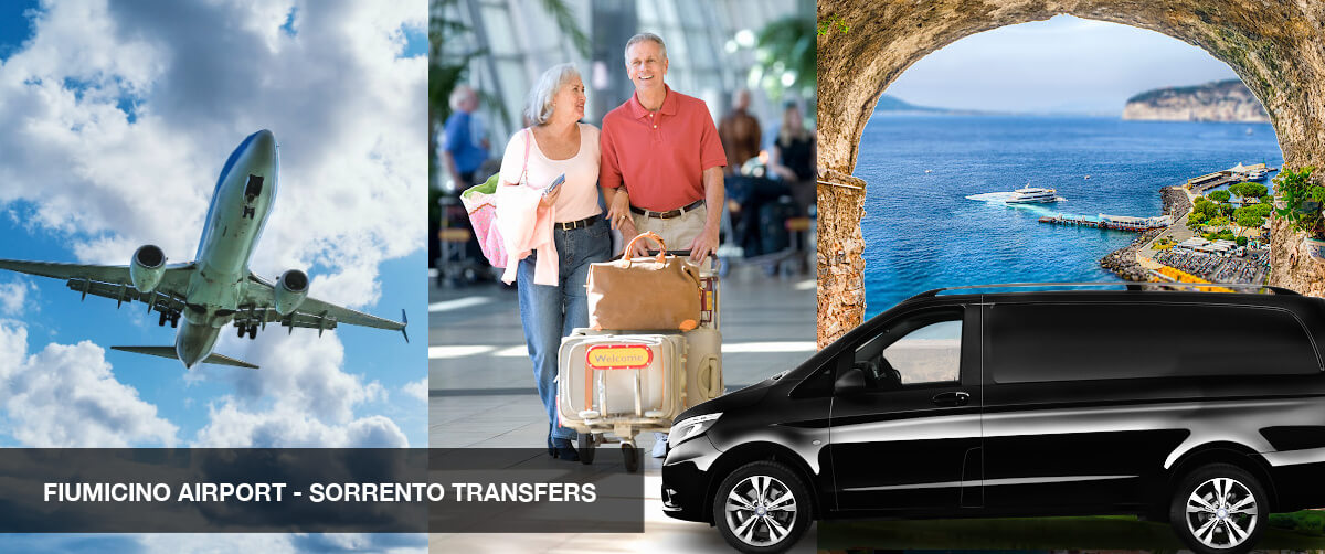 Transfers from Fiumicino Rome Airport to Sorrento transfer to Rome Airport