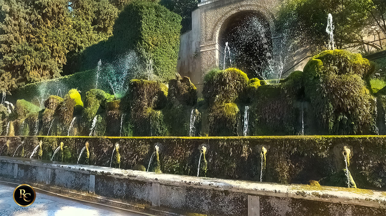  best fountains to see in Villa d'Este on a Tivoli Tour from Rome Chauffeur