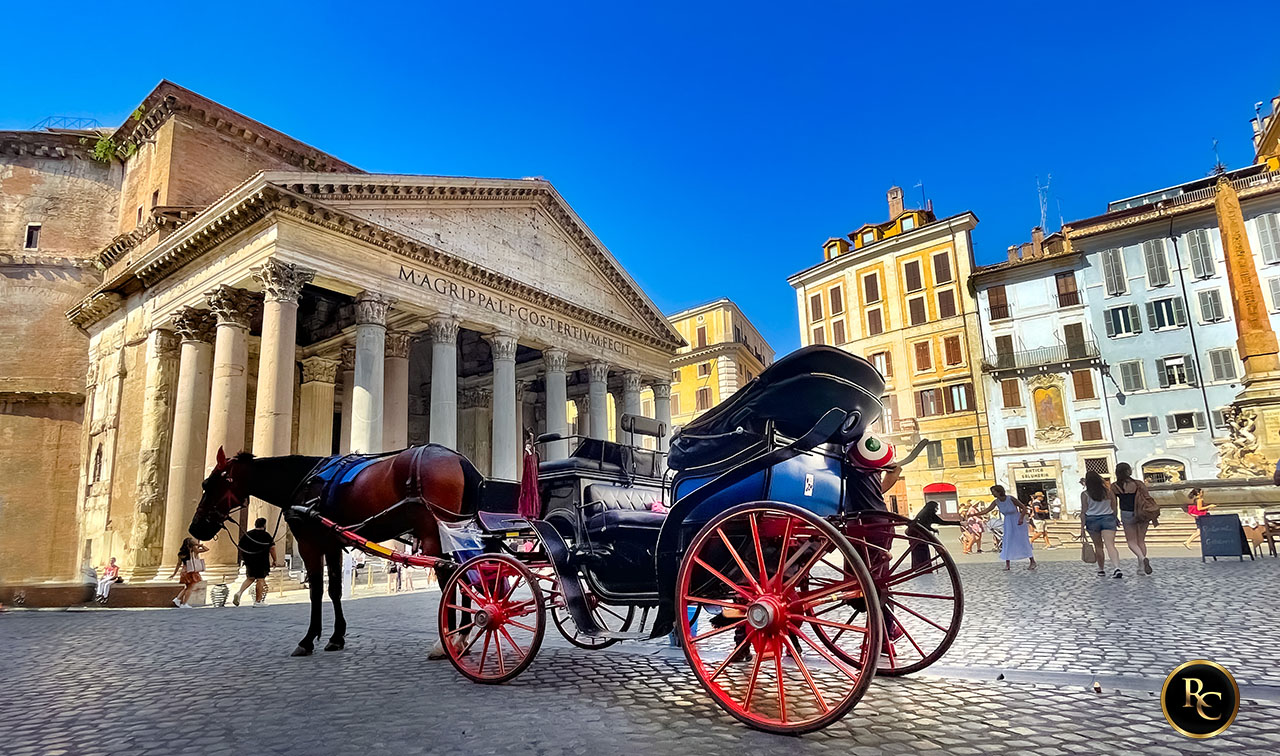 Piazza della Rotonda Pantheon Bella Roma Rome luxury tours from Civitavecchia private cruise excursions