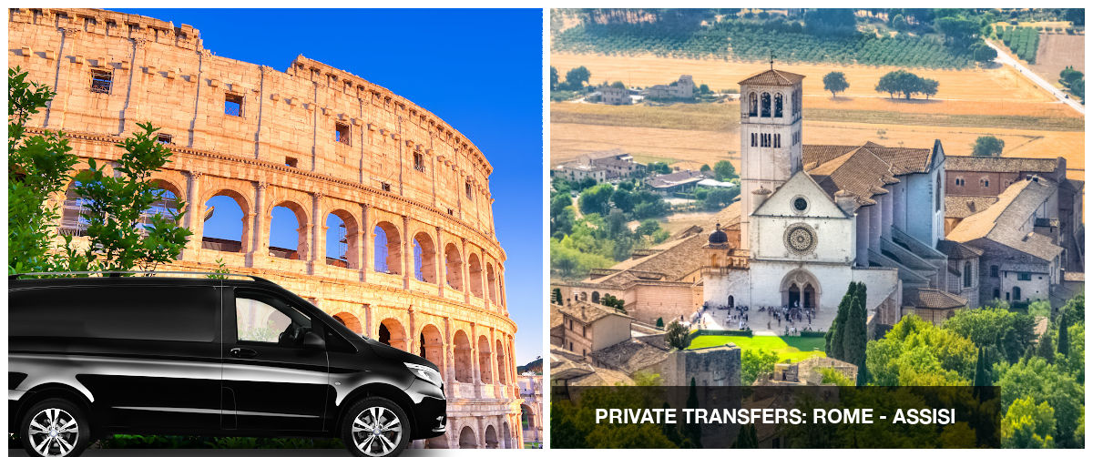 Private Transfers: Rome to Assisi or Assisi to Rome Chauffeur